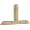 Ekena Millwork Portland Rough Sawn Timber Gable Bracket, Douglas Fir, 72"W x 36"H x 6"D x 6"F, 12/12 Pitch GBW072X36X0606POR00RDF - alternate 2
